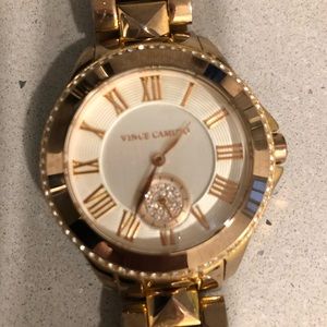 Vince Camuto rose gold watch